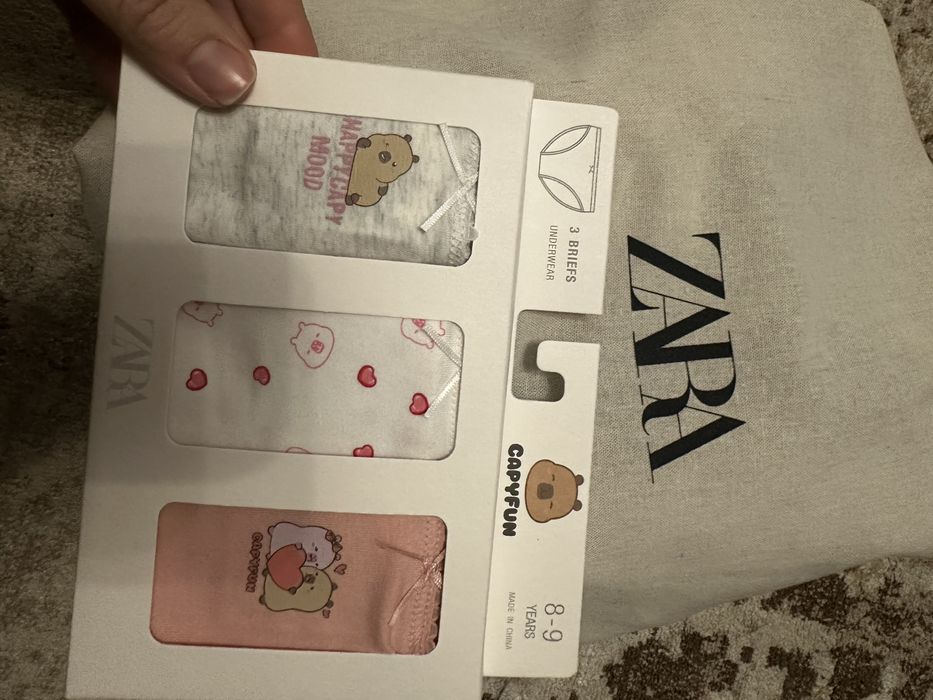 трусики бізизна zara набір комплект 8-9 р 130 см Capibara