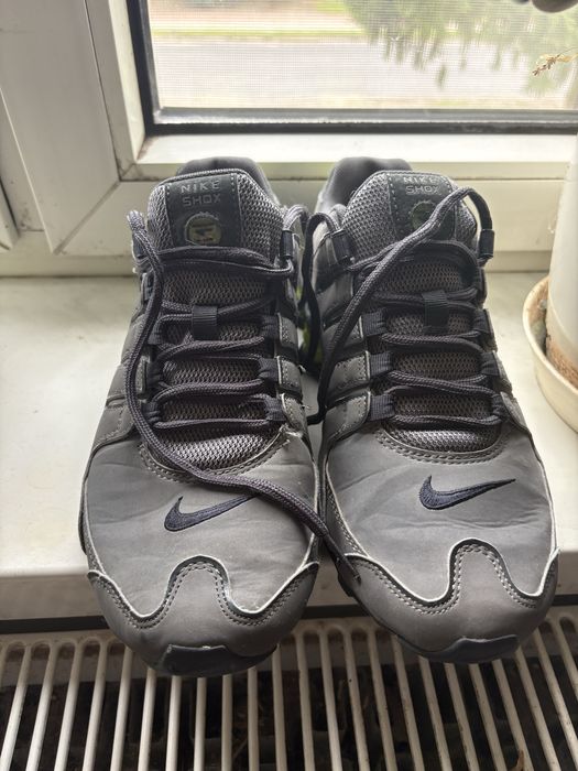 Buty Nike Shox NZ szaro-zielone (Volt) rozmiar 41