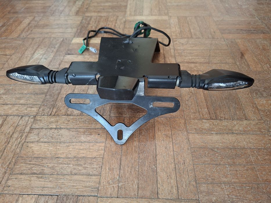 Apoio matrícula KTM 390 RC/DUKE com luzes e piscas