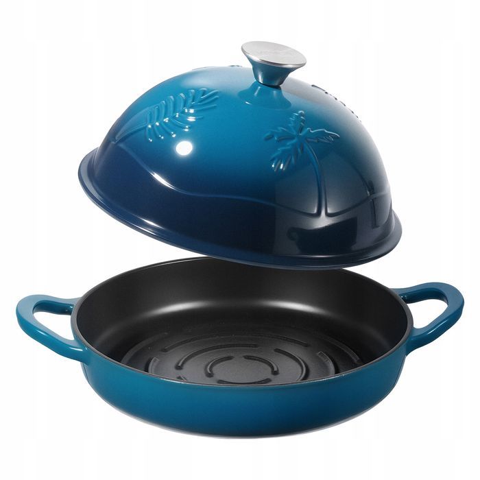 VEVOR żeliwny garnek emaliowany 4.7L do pieczenia chleba mocny solidny