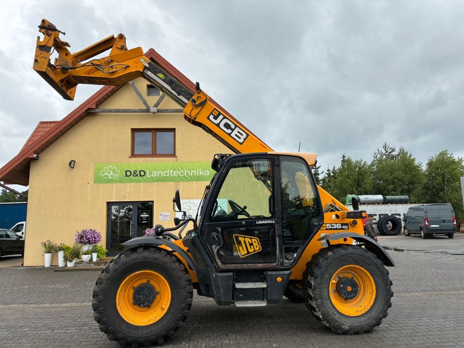 Jcb 536 60 Agri Ładowarka teleskopowa jcb  klima 531 nie manitou