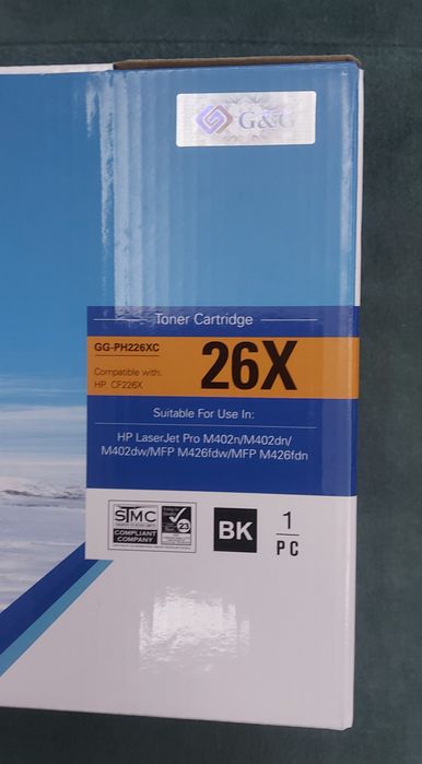 Do nabicia toner G&G kompatybilny z CF226X, black, 9000s, NT-PH226XC,