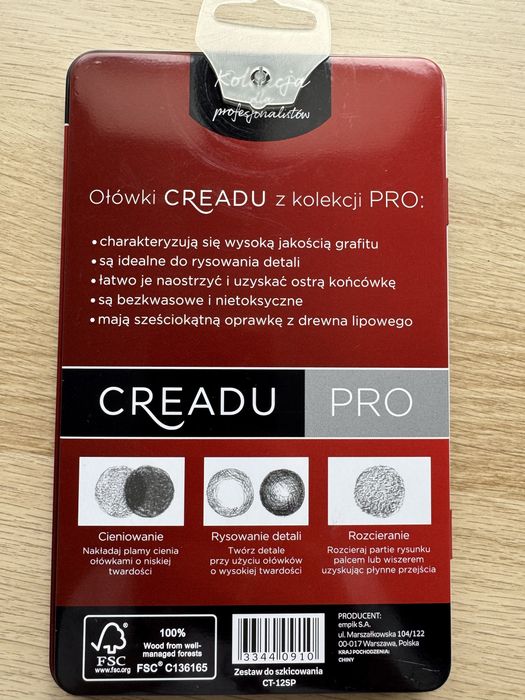 Ołówki Creadu Pro 12 szt.