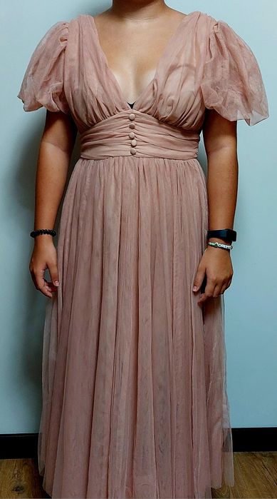 Sukienka Pudrowa - Tiulowa Murillo   roz . S Nowa