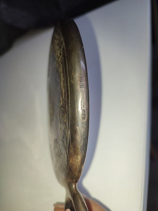 *PRATA* Espelho de mão64585312895361121