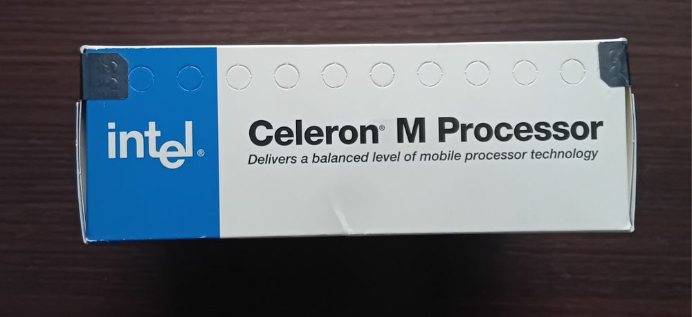 Intel Celeron M 360 1.4 GHz BOX – NOWY, fabrycznie zaplombowany retro