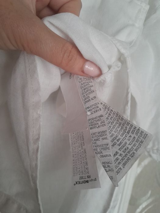 Сорочка жіноча з льону zara M,рубашка летняя лен zara M,оверсайз