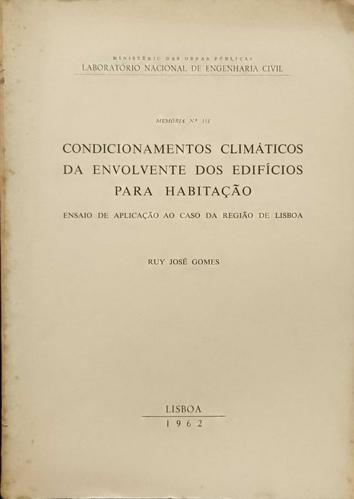 Condicionamentos Climáticos da Envolvente dos edifícios para Habitação