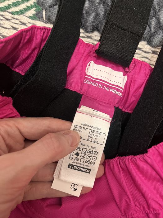 Spodnie od kombinezonu Decathlon rozmiar 114cm