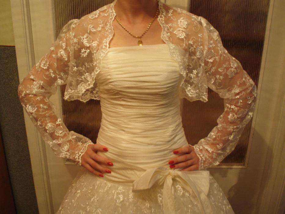 Плаття з бантом, колір айворі, розмір 42 + ПОДАРУНОК!