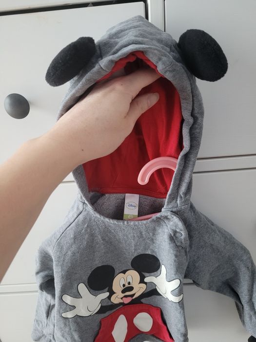 Bluza miki mickey disney  z uszami c&a