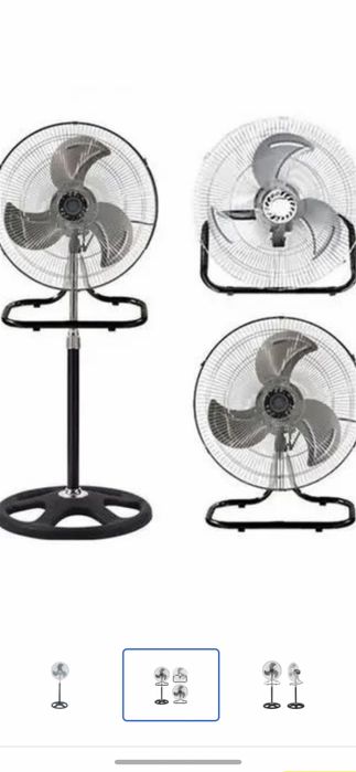 Вентилятор металический напольный