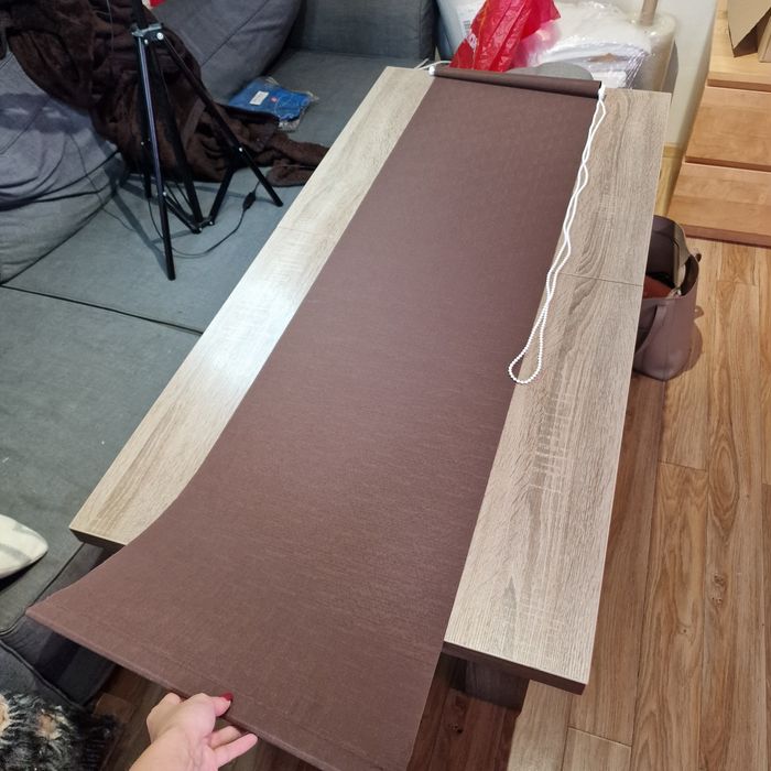 2x roleta zaciemniająca 38x150 ciemna brązowa NOWE zestaw 2 sztuk