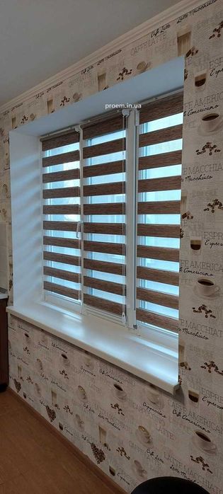 Тканевые ролеты, римские шторы, рулонные жалюзи Woda 1844 Запорожье