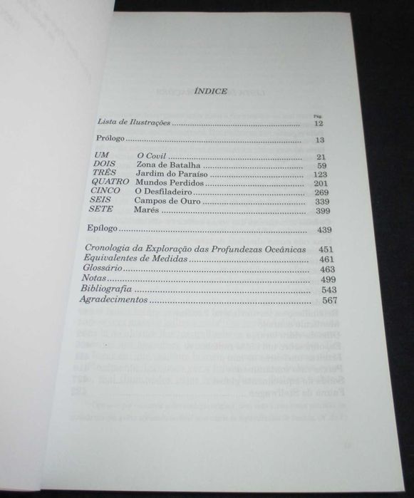 Livro Os Mistérios do Mar William J. Broad