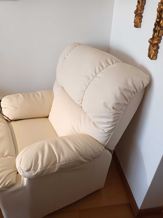 Poltrona Eléctrica Relax Ortopédica Bege Por Estrear