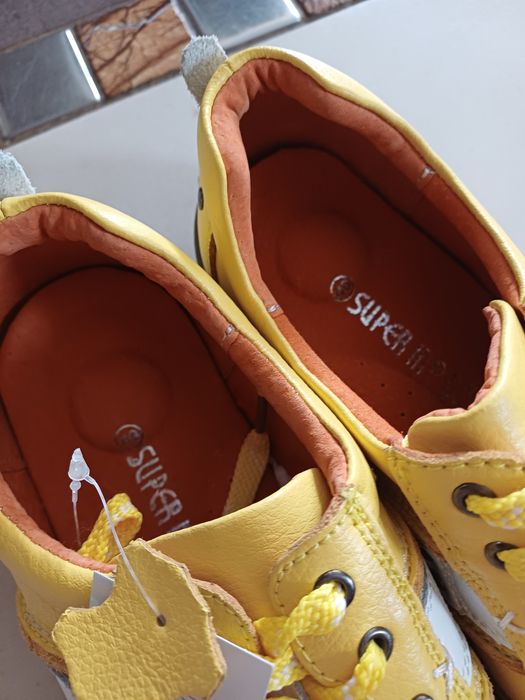 Buty 41 skóra naturalna żółte