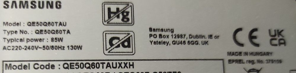 Телевизор Samsung под ремонт
