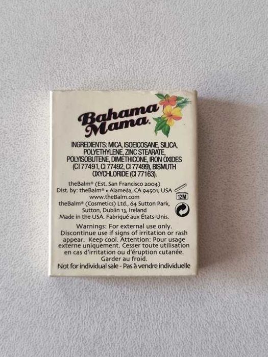 Бронзер для обличчя TheBalm Bahama Mama Bronzer Travel 0,57 g