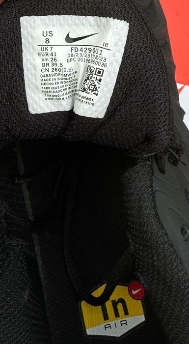 МУЖСКИЕ КРОССОВКИ Nike TN AIR MAX PLUS DRIFT Black / Кросівки Чоловічі Nike / Nike