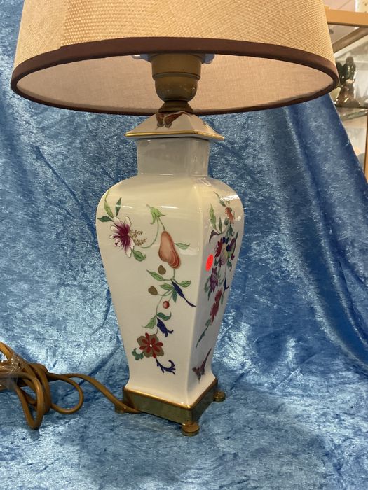 CANDIEIRO vista alegre samatra alt,31 cm com abajur 47 cm