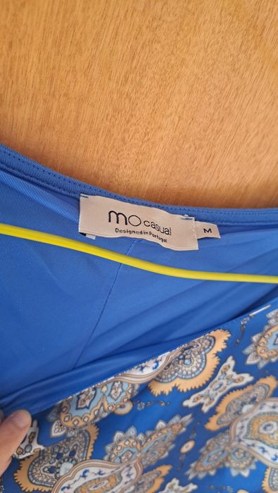 Vestido padrões azuis | M • MO