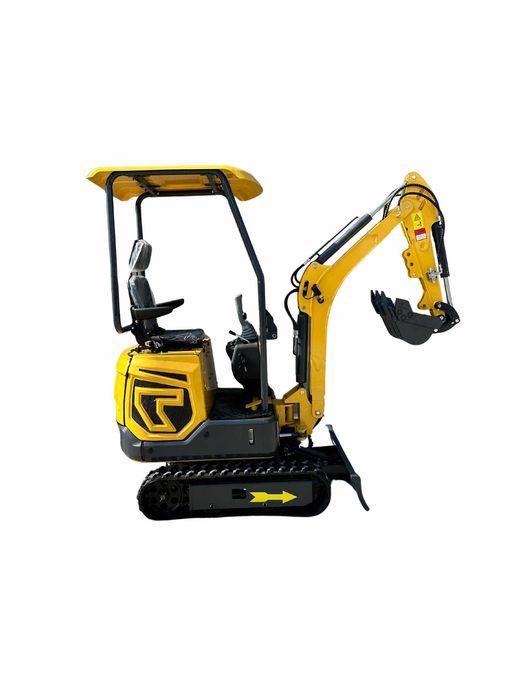 NOWA minikoparka Interbauer IB10 1100kg RAMIĘ SKRĘTNE świeca żarowa