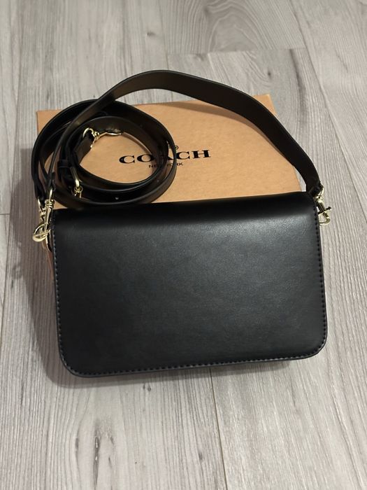 Женская сумка Коуч черная Coach