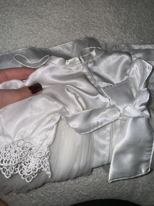 Niemowlęca sukienka na chrzest elegancka