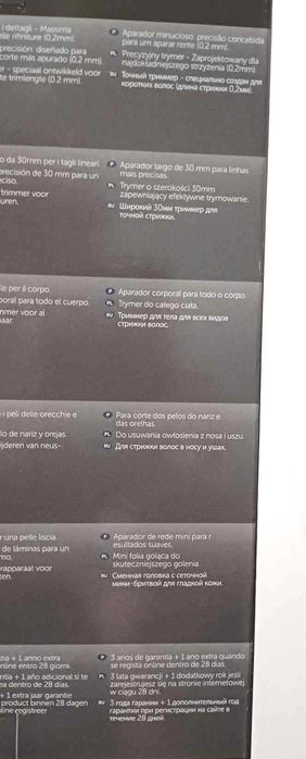 Trymer Remington All in one kit