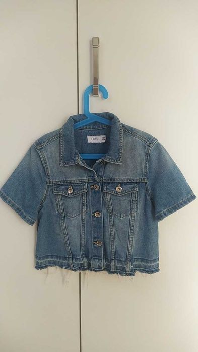 Kurtka jeansowa dla dziewczynki 146 cm Oviesse