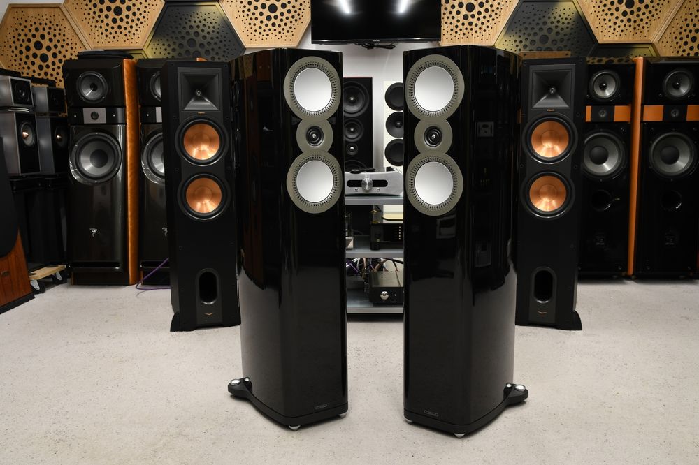 Mission ZX-3 kolumny podłogowe 2-drożne Ring Dome piano black para Hi-Fi