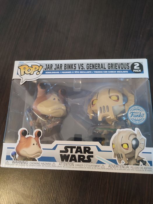 Figurki funko pop Jar Jar binks vs general grievous star wars