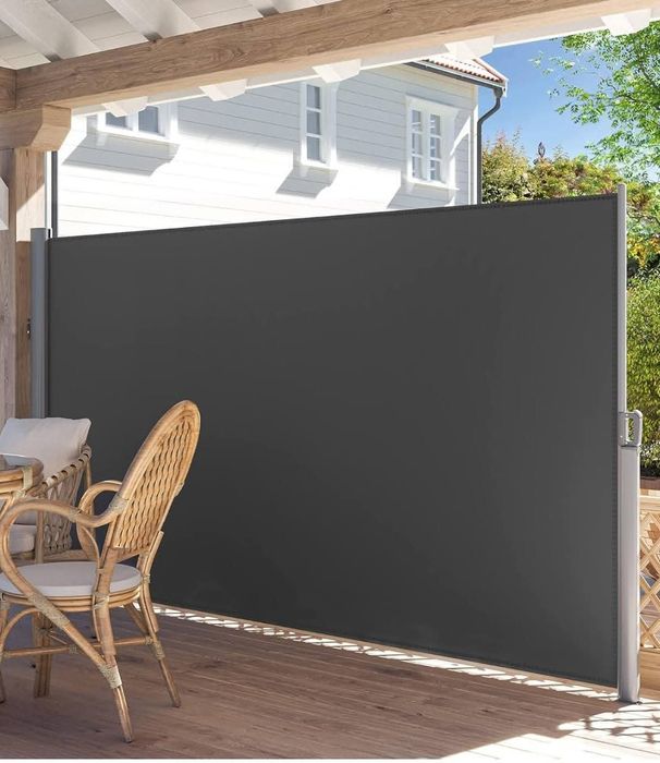 Markiza boczna w kolorze antracyt