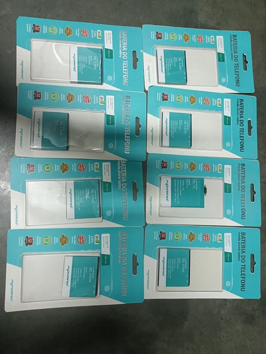 50 sztuk nowych baterii do telefonów,  cena za całość