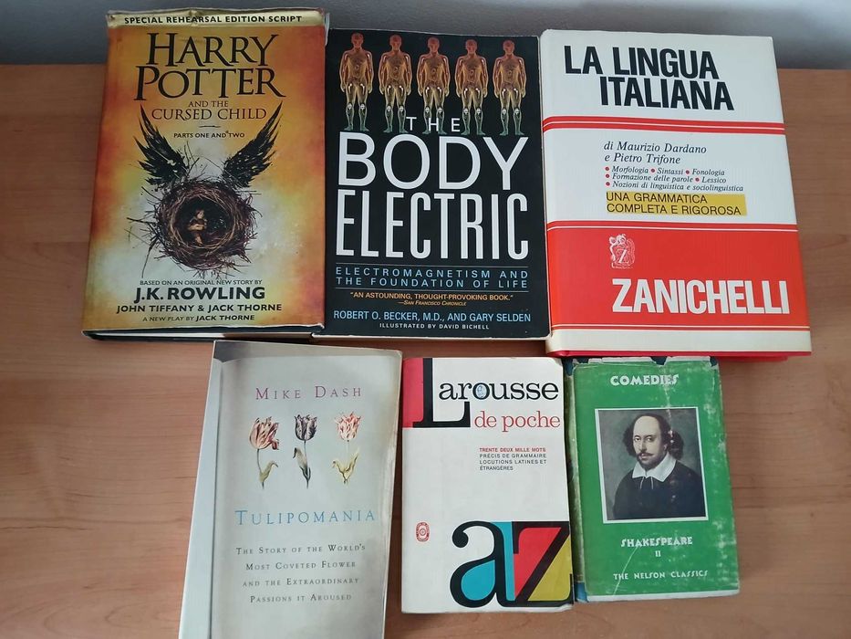 Livros de vários estilos literários