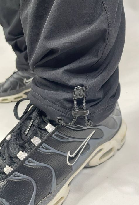 Мужские зимние спортивные штаны Nike плащевка на флисе