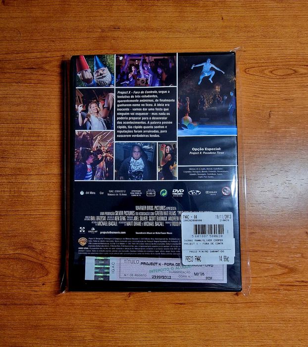 PROJECT X - Fora de Controlo (Dax Flame/Oliver Cooper) NOVO/SELADO