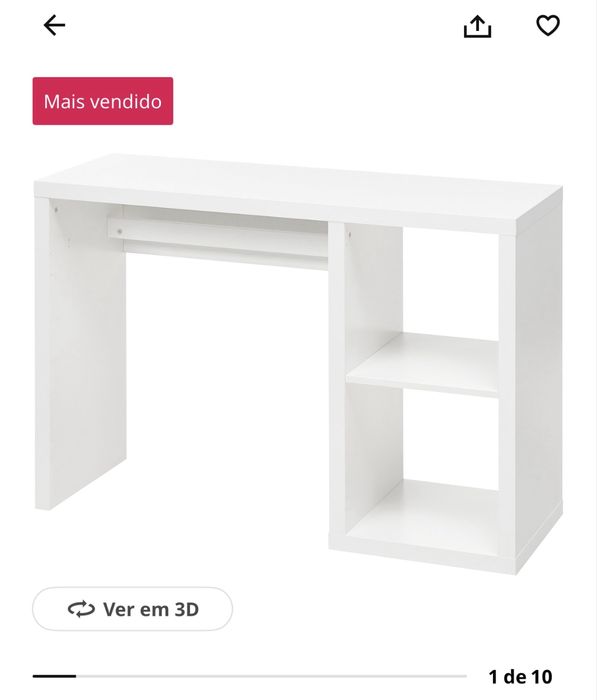Secretária IKEA com gavetas
