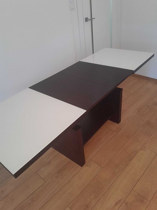 Ławo-stół. Bardzo solidna dębowa ława.