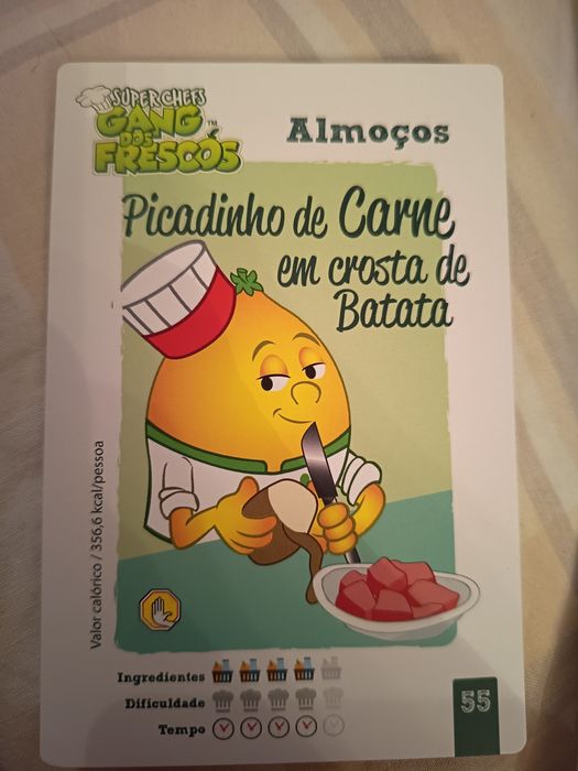 Coleção de cartas, receitas Lidl