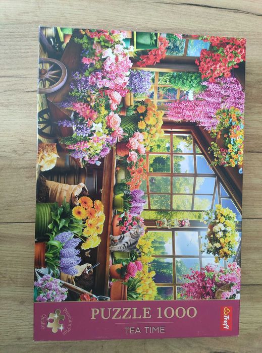 Puzzle 1000 elementów w bardzo dobrym stanie