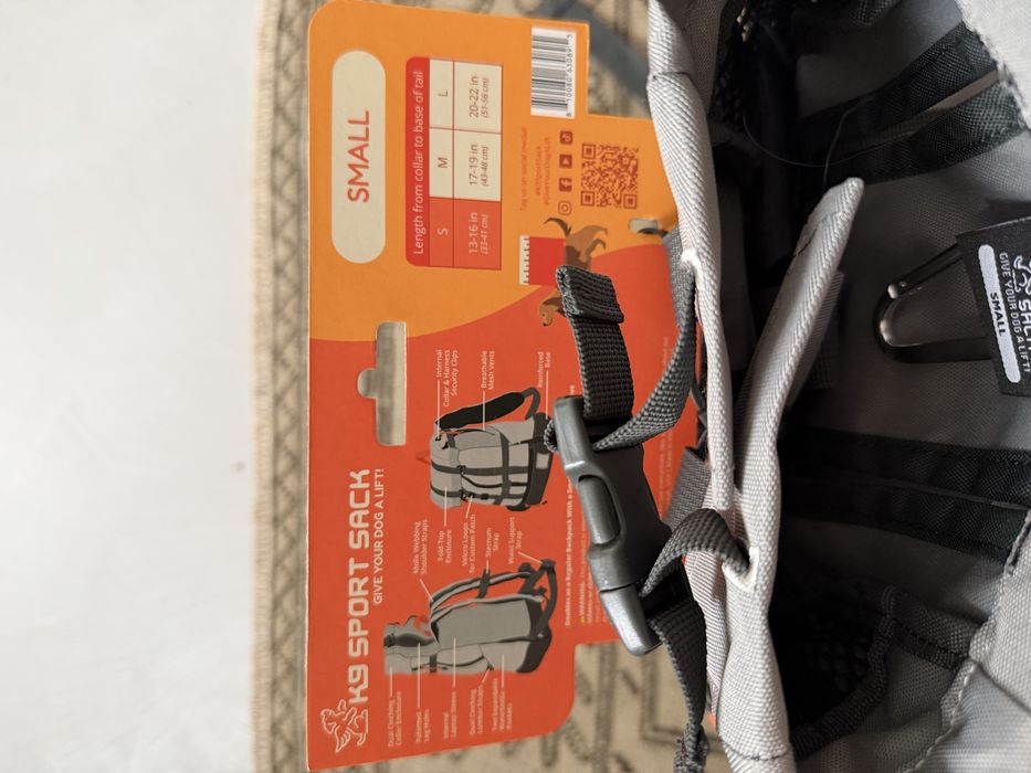 Plecak nosidło na małego psa jamnik / maltańczyk / spaniel