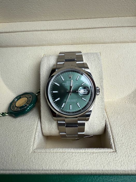 Rolex Datejust 36 Mint Green