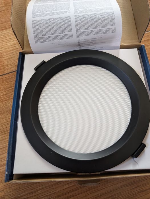 Downlight LED 20W Samsung New Aero Slim CCT Seleccionável – Novo, Pret