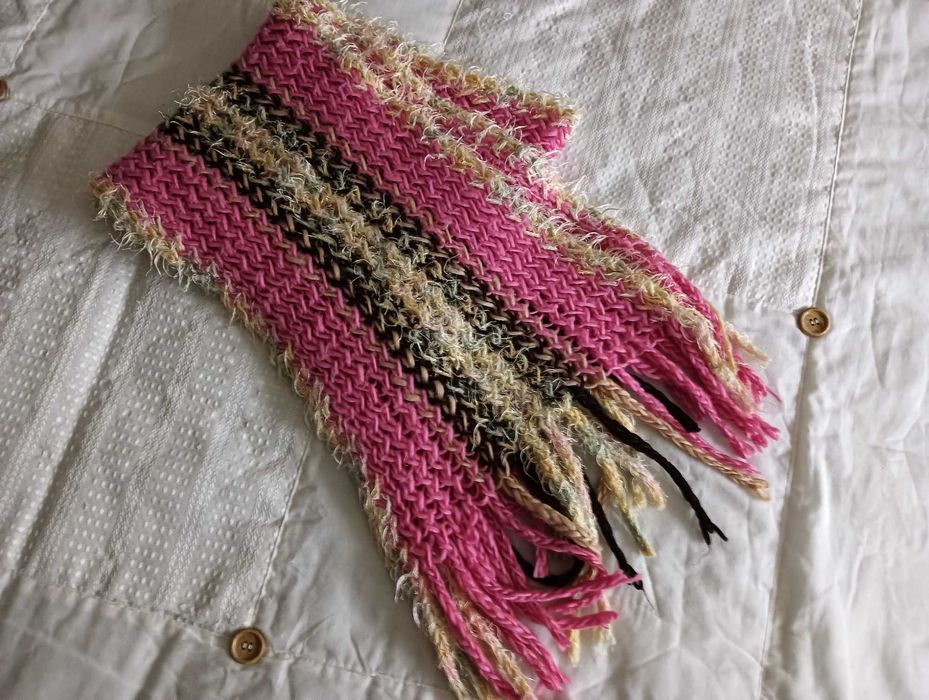 Cachecol de Senhora Rosa e outros tons