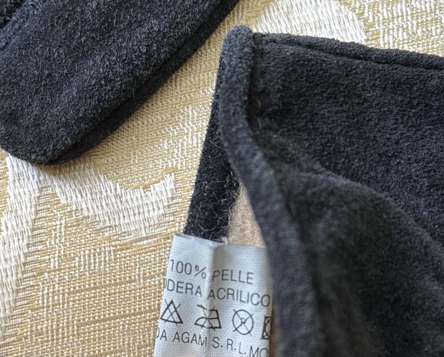 Рукавиці замшеві натуральна шкіра Виробник Italy