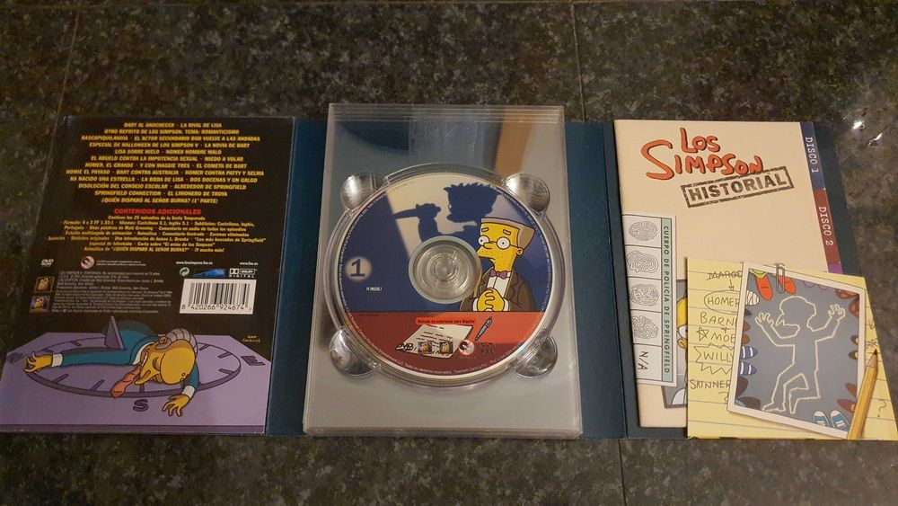 DVD edição Coleccionador Os Simpsons Temporada 6 (Espanhol)