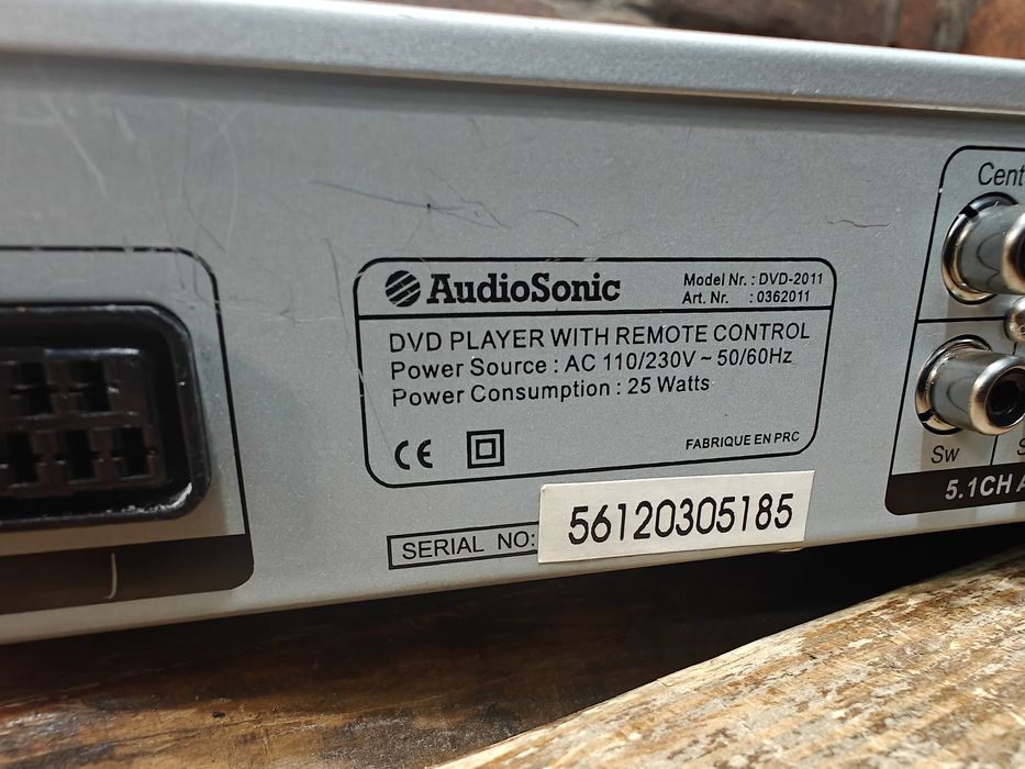 Odtwarzacz DVD AudioSonic DVD-2011