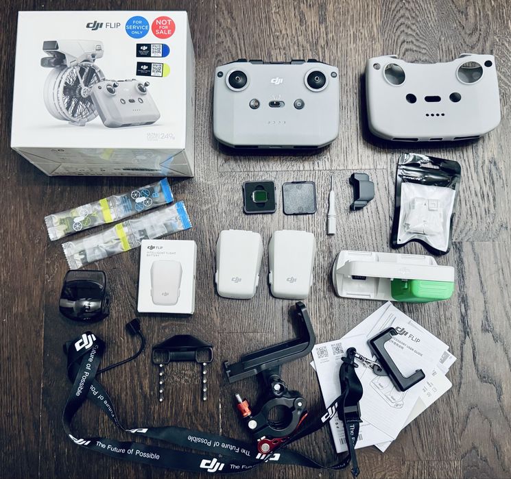Nowy dron DJI Flip plus akcesoria, bogaty zestaw!